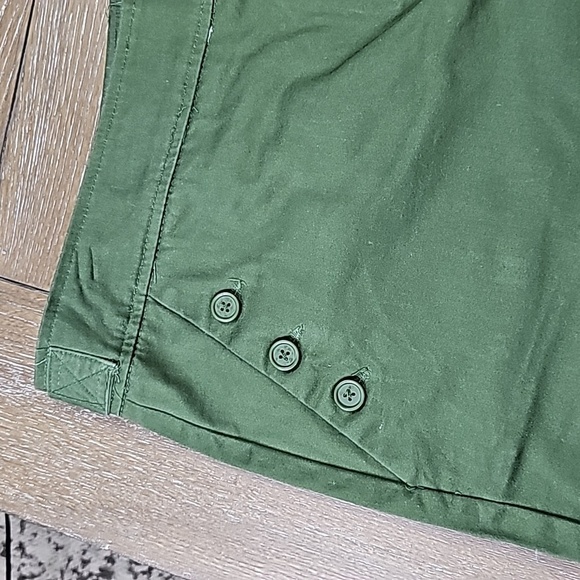 Sag Harbor Army Green Cuffed Shorts Size 16 - Picture 5 of 13